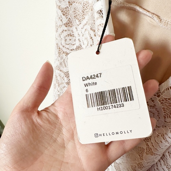 New Hello Molly Instant Double Take Maxi Dress Gown Lace 2 - Picture 8 of 11